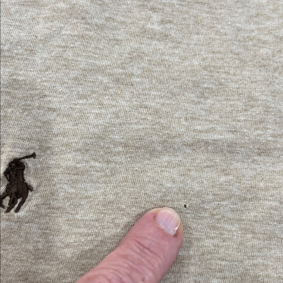 Ralph Lauren Heathered Beige Short Sleeve Tee - Picture 4 of 6